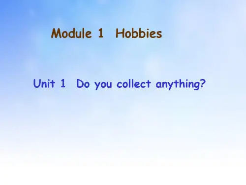 Do you collect anythingPPT课件