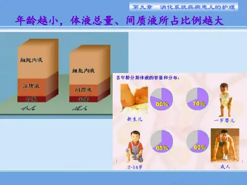 小儿液体疗法及其护理