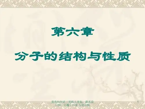 分子结构与性质精品文档