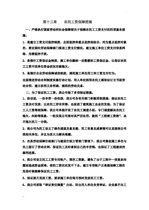 农民工工资支付保证措施 (2)