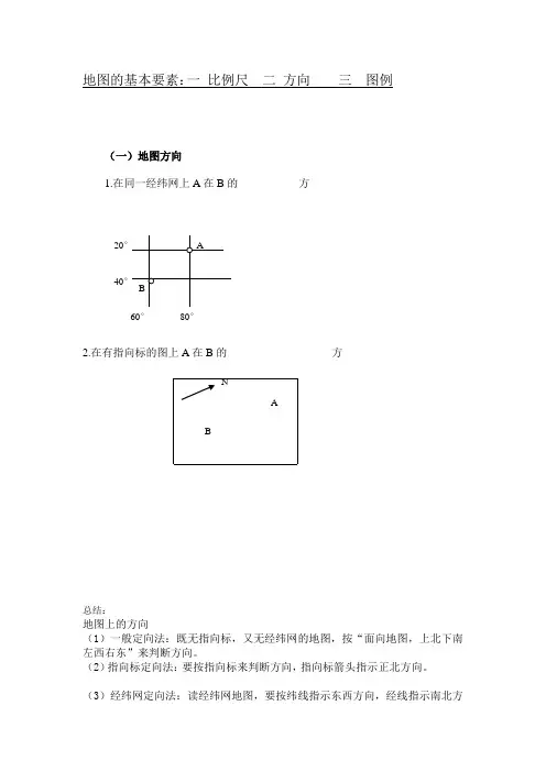 初中地理比例尺讲课用