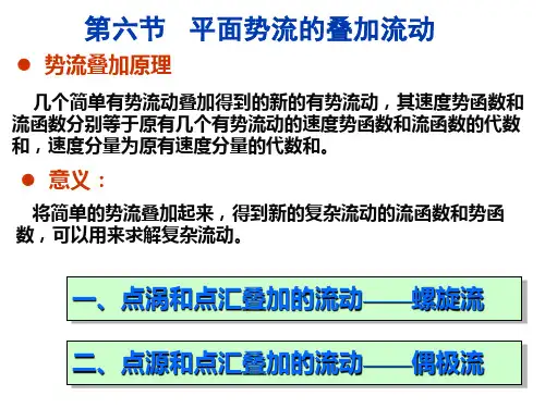平面势流的叠加流动