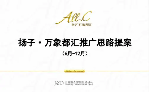 扬州扬子万象都汇推广思路提案(68页)PPT课件