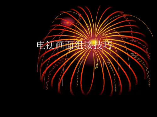 电视摄像与编辑(画面组接技巧)