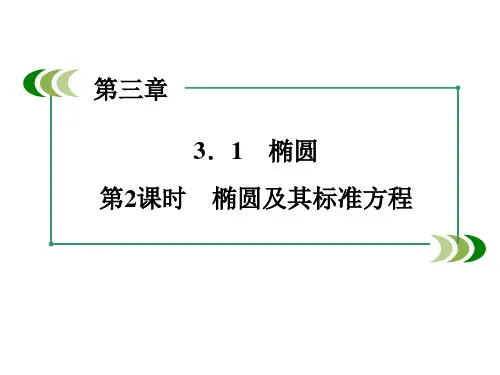3.1.1椭圆课件(北师大版选修2-1)