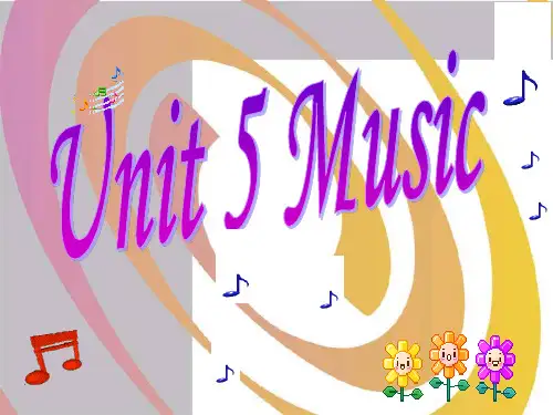 人教版新课标 2019-2020 必修二  第五单元 unit 5   Music reading(共20张PPT)