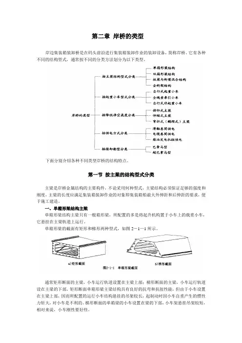 第二章 岸桥的类型