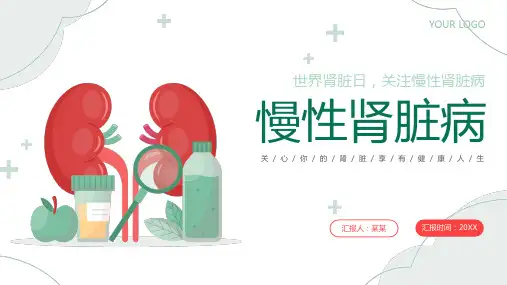慢性肾脏病世界肾脏日主题班会PPT课件