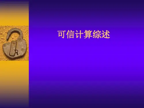 可信计算综述