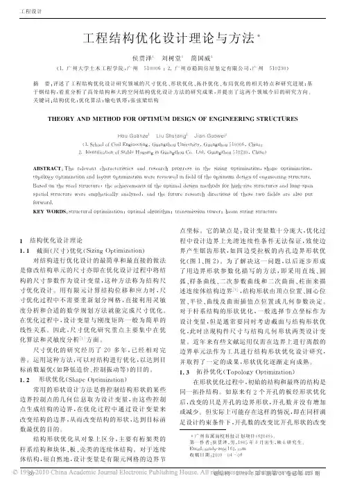工程结构优化设计理论与方法