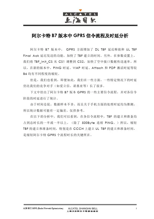 GPRS信令详解