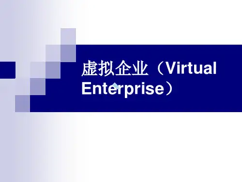 虚拟企业(VirtualEnterprise)