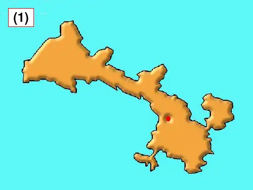 中国34个省级行政区轮廓图96414