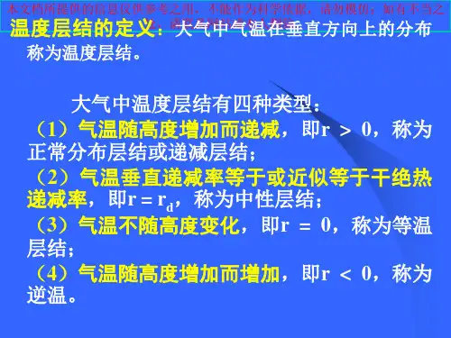 环境科学导论大气环境和污染问题培训课件