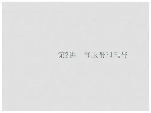 高考地理一轮复习 第三章 地球上的大气 3.2 气压带和风带课件 新人教版