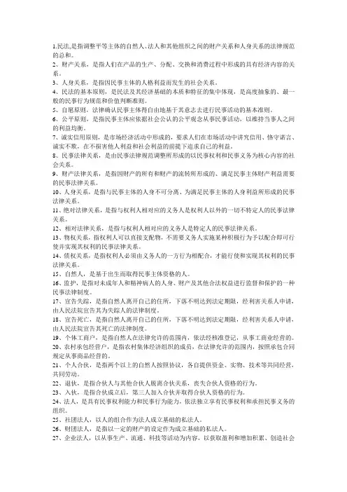 民法概念