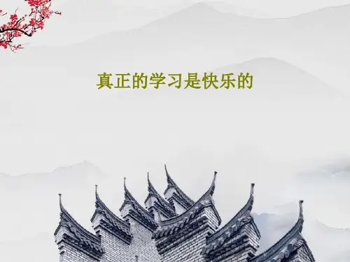 真正的学习是快乐的36页文档