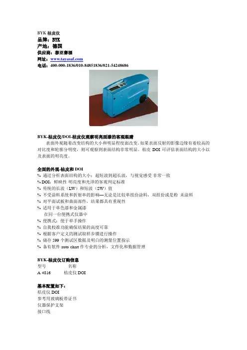 BYK桔皮仪