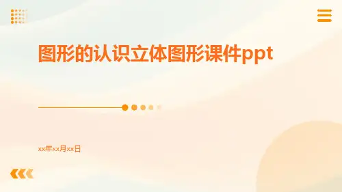 图形的认识立体图形课件ppt