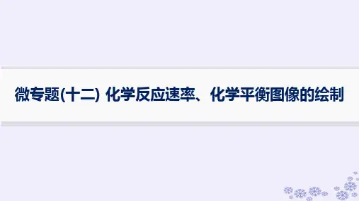 高考化学一轮第7章化学反应速率与化学平衡微专题十二化学反应速率化学平衡图像的绘制强基练新人教版
