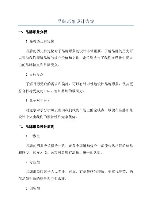 品牌形象设计方案