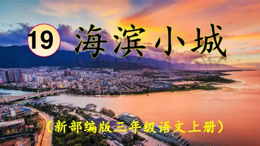 小学三年级语文《海滨小城》课件