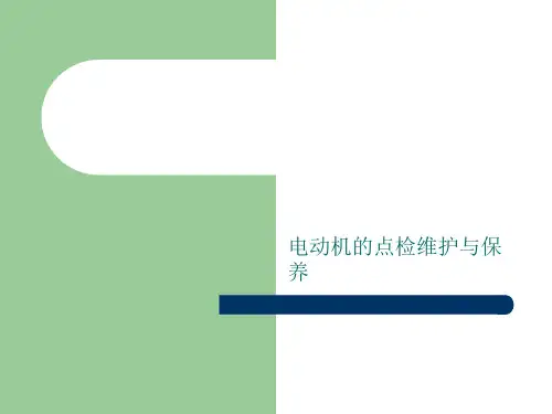 电动机的点检维护与保养.ppt