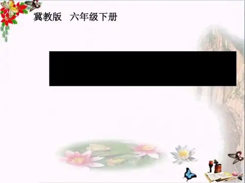 六年级英语下册Lesson4《Didyouhavefun》 优秀课件2(新版)冀教版(三起)