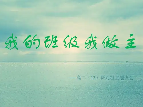 我的班级我做主