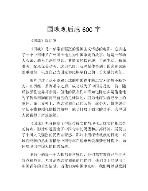 国魂观后感600字