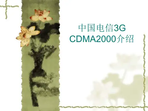 中国电信CDMA2000介绍