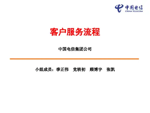 中国电信客户服务ppt课件