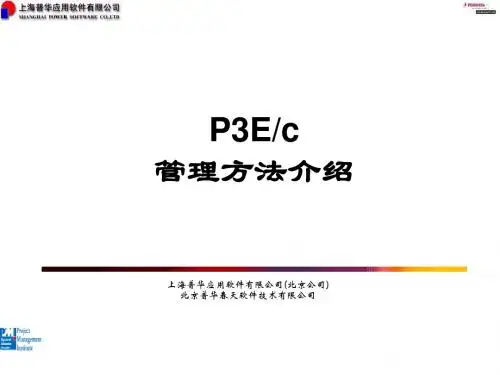 精选P3EC管理方法介绍资料