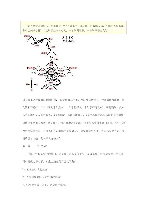 龙穴砂水