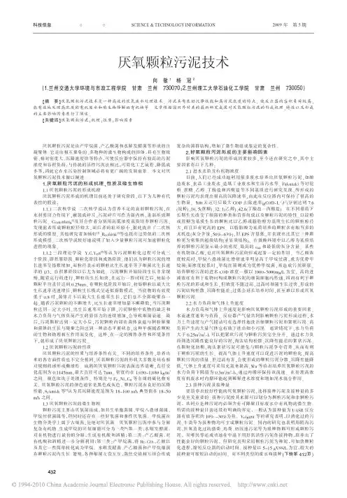 厌氧颗粒污泥技术