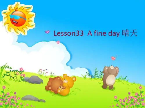 新概念英语Lesson33-34(共33页)课件