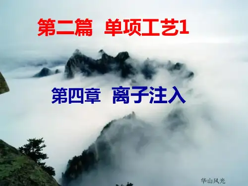 第4章离子注入