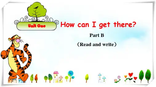 人教版PEP英语六年级上册Part B Read and write