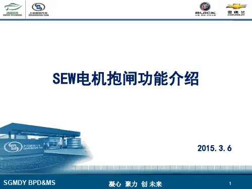SEW电机抱闸功能介绍