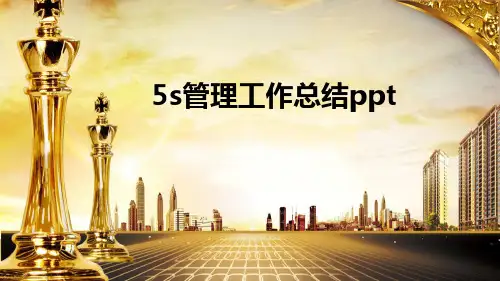 5s管理工作总结ppt