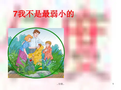 概述小学二年级下学期语文第7课我不是最弱小的PPT课件.ppt