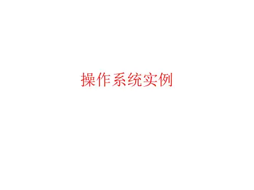 操作系统实例