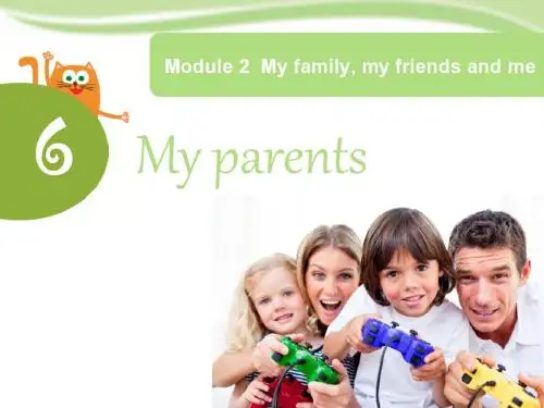 2017秋上海教育版英语四年级上册Unit 6《My parents》(Period 3)ppt课件