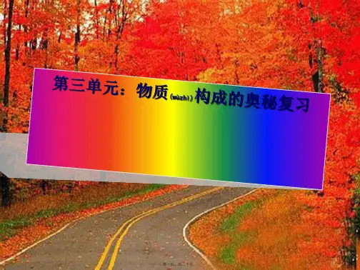 九年级化学上册《第三单元 物质构成的奥秘》课件 