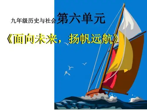 九年级政治在现代化的航程中3(新201907)