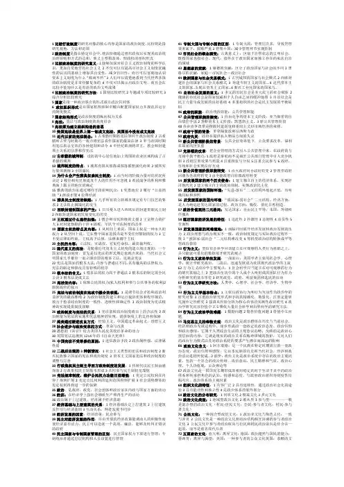 比较政治制度