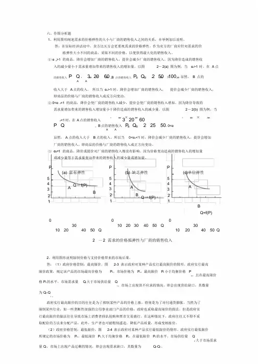 西方经济学作图题