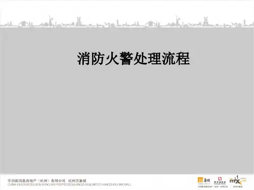 消防火警处理流程PPT课件