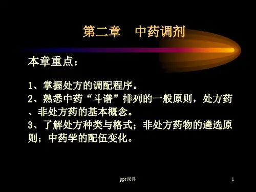中药调剂  ppt课件
