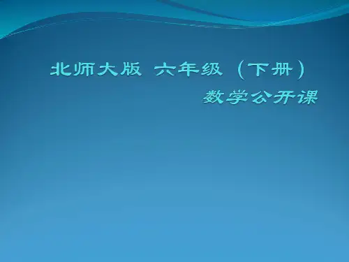 2020年六年级下册数学优秀课件-数学好玩《可爱的小猫》北师大版 (共13张PPT) (1)